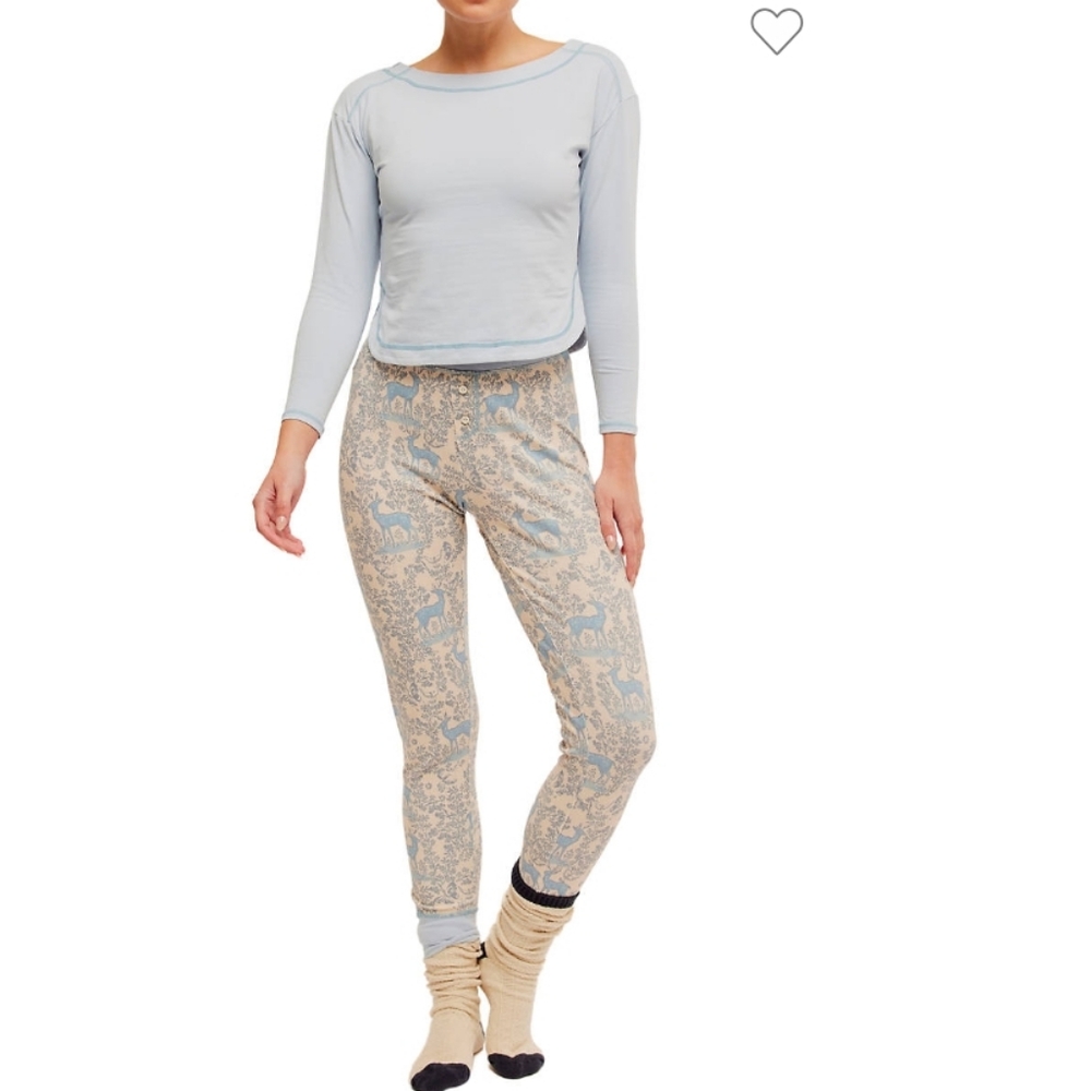 Free People Intimately Chill Evening Pajama Set